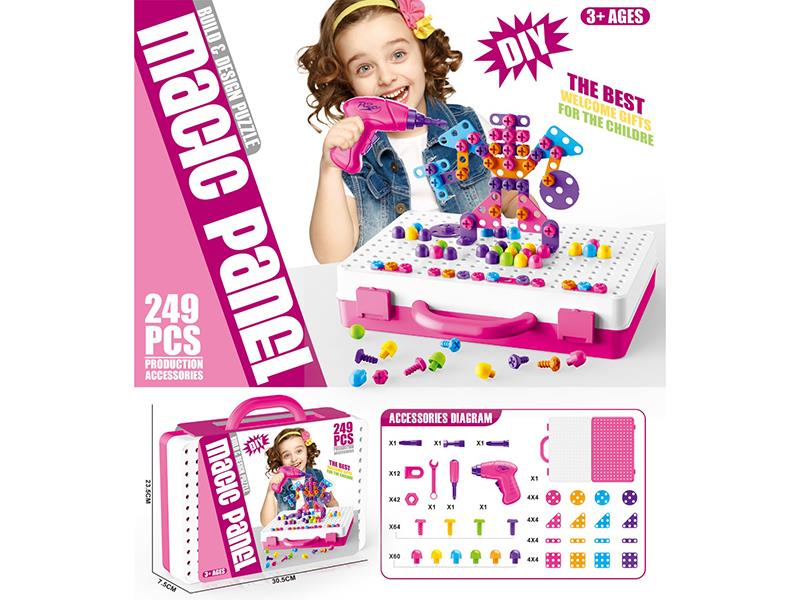 DIY Assembly Building Blocks 249pcs