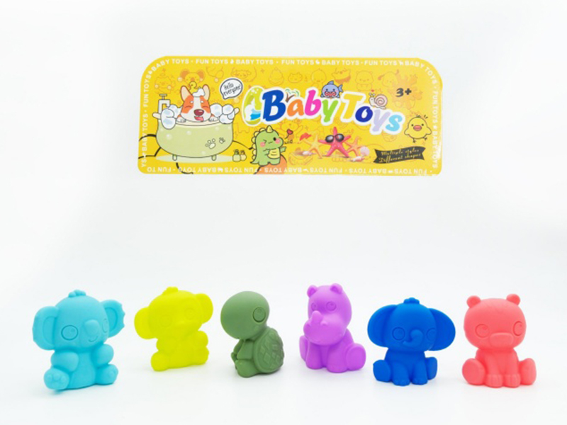 Vinyl Animals With Bb Whistles