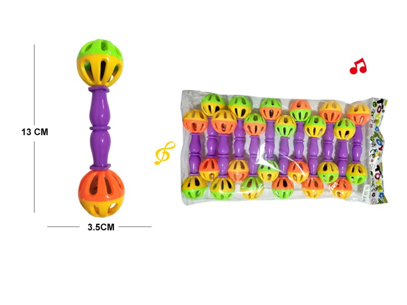 Baby Bell Ball 12 Thin Double Headed Bells