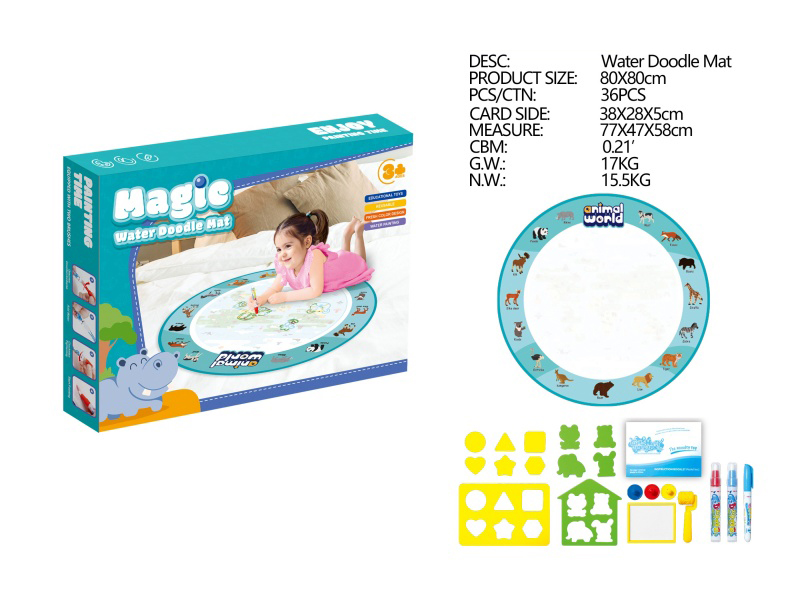 Animals World Theme Magic Water Doodle Mat