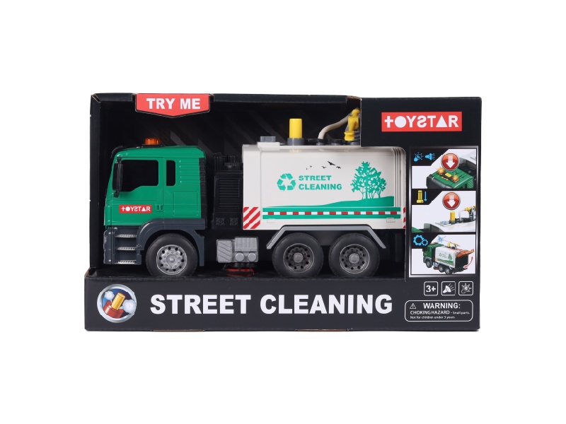 1:14 Inertial Urban Cleaning Vehicle (Sound.) Lighting. Multi-Functional