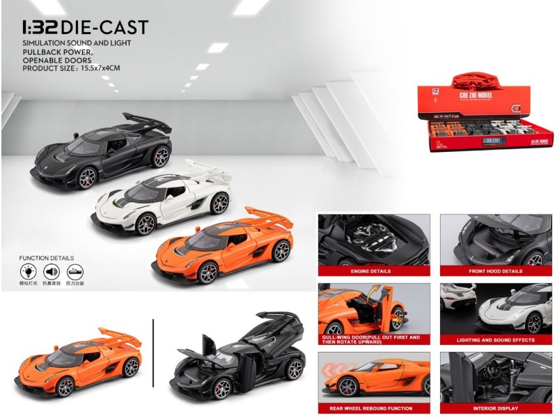 1:32 Koenigsegg Sports Car