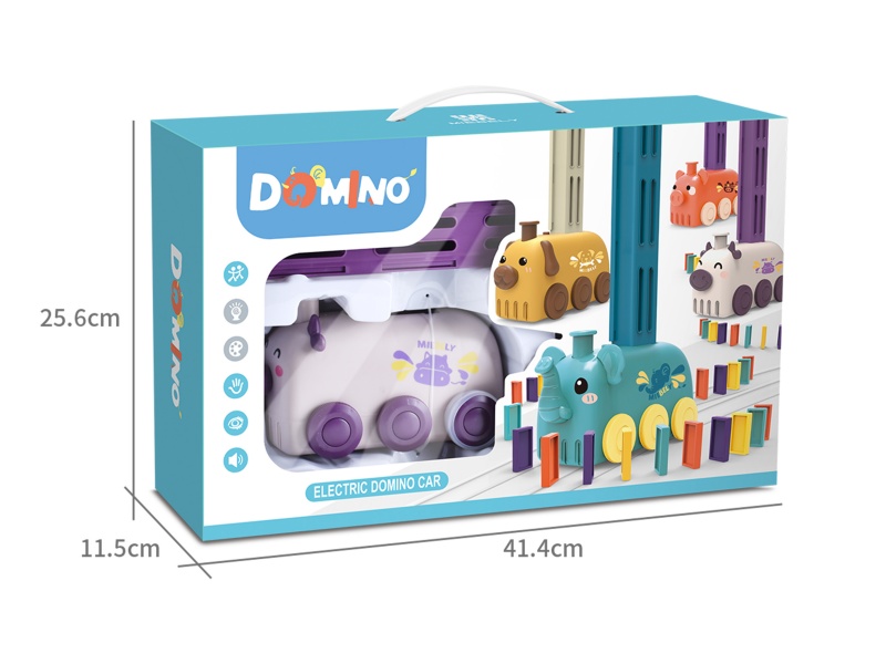 Electric Domino Car 80pcs