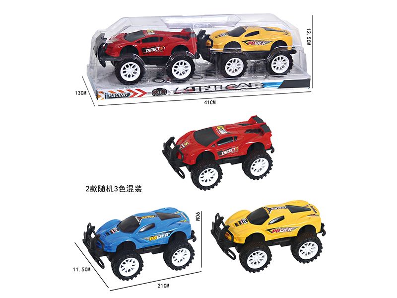 Friction Off-Road Sports Cars 2pcs