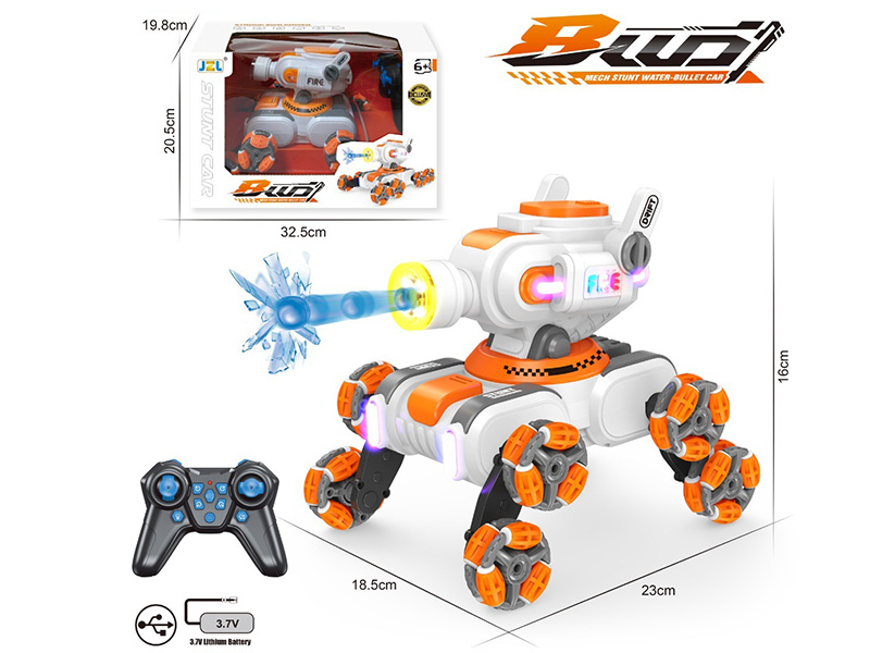 Remote Control Eight Wheel Stunt Water Bomb Car