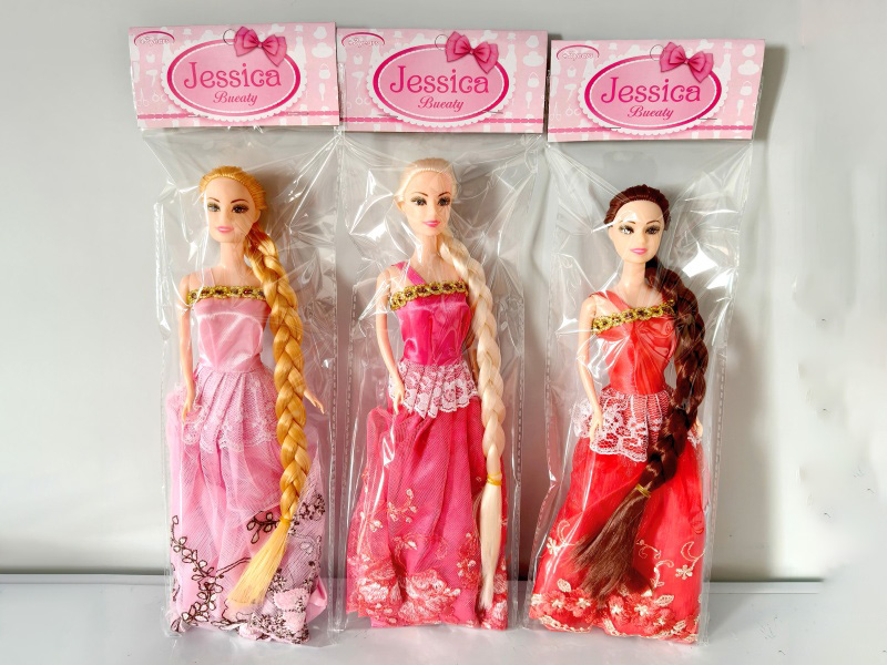 11-Inch Solid Long-Haired Barbie Doll