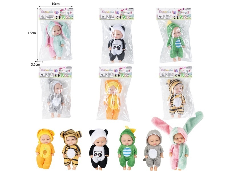 4-Inch Full-Body Sleeping Doll