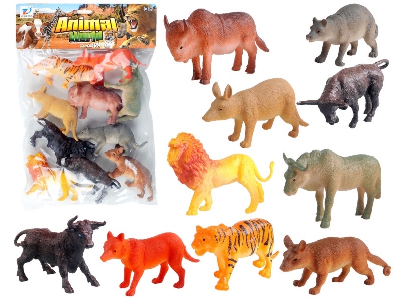 Pvc Simulation Animal 10Pcs