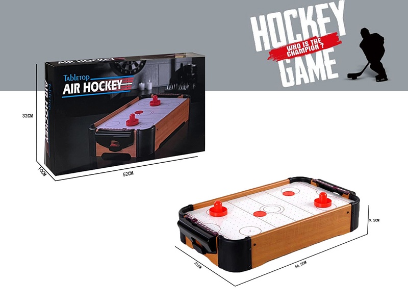 Wooden Tabletop Air Hockey