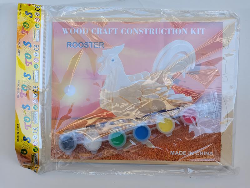 3D Wooden Puzzle DIY Color Drawing Toy