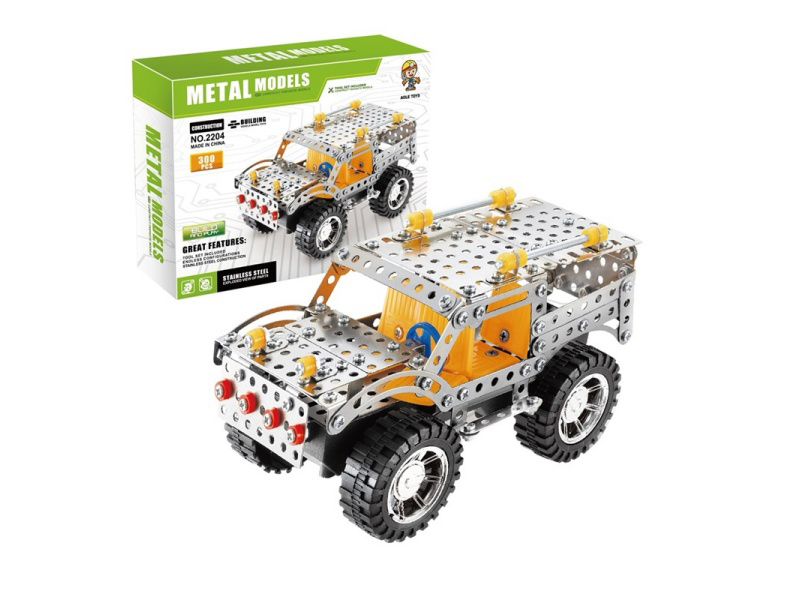 Metal Building Blocks - Inertial Sliding Suv 300 Pieces