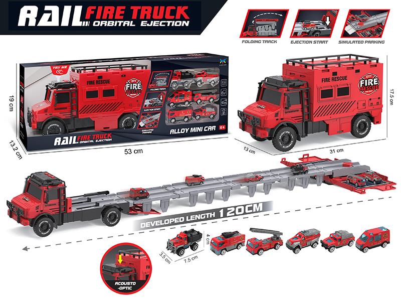 Friction Folding Track Ejection Fire Truck