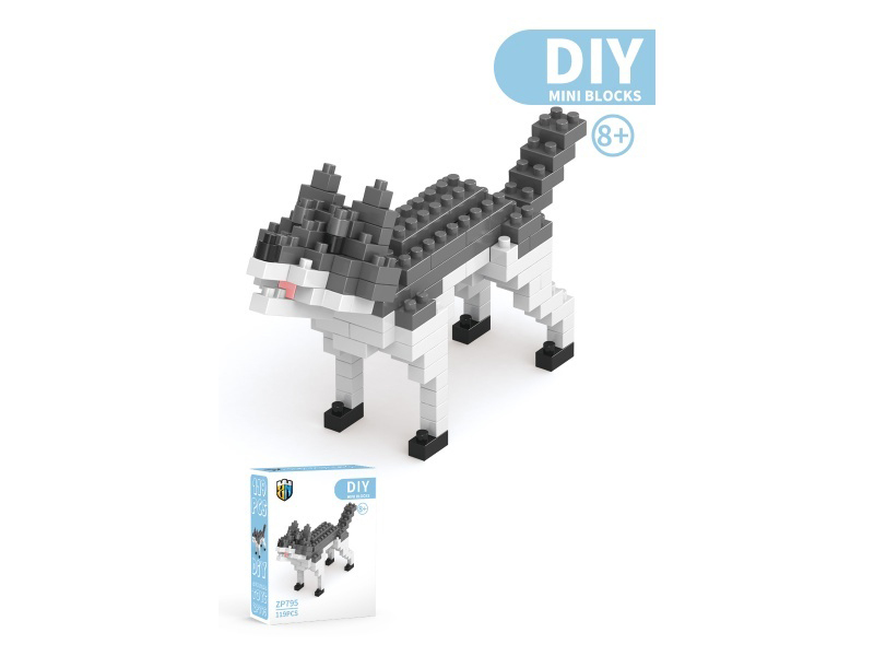 Wolf Building Blocks Animal Series 119PCS