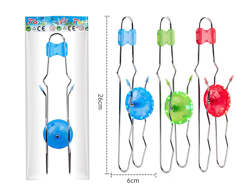 Metal Slider Track Yo-Yo Gyro With Lights
