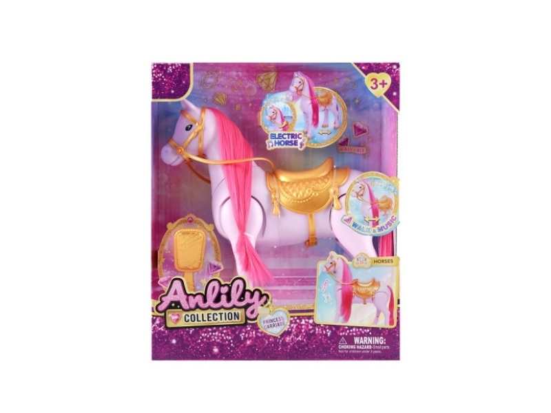 Electric Horse (Hooves Sound) (No Doll) 4 Aa Capsules, No Battery Included