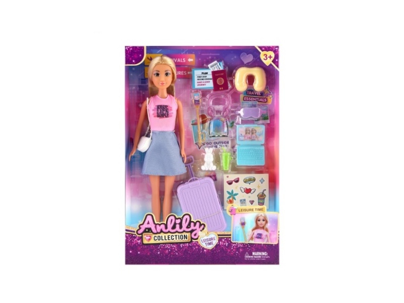 11.5-Inch Solid Doll (Brown Skin Color)