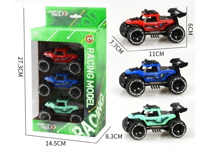 Three Inertial Frame Off-Road Vehicles, Inertial Off-Road Racing Car Simulation Off-Road Vehicle Models