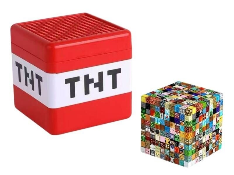 300pcs Magnetic Cube Building Blocks +20pcs Dolls