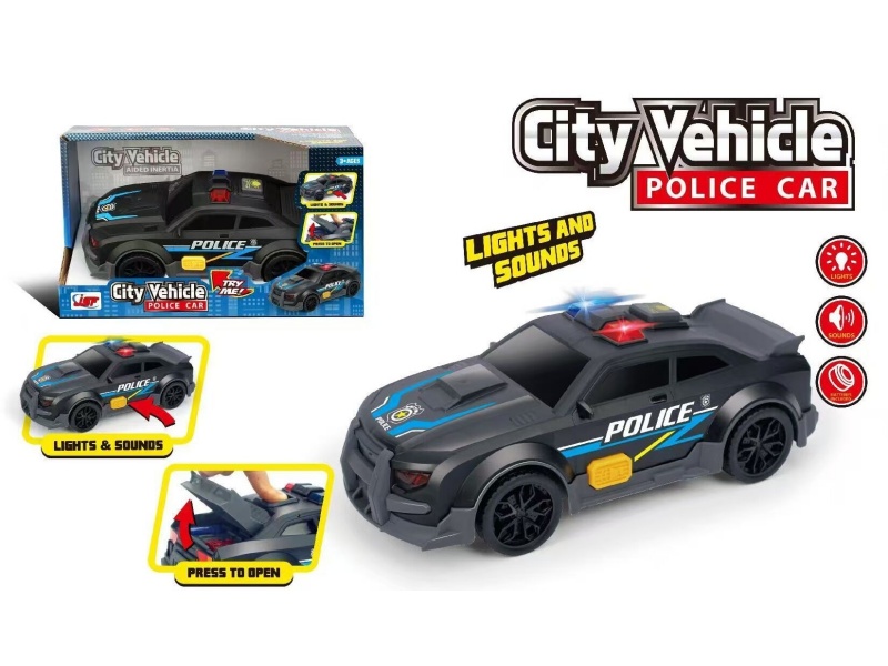 Sound And Light Inertial Vehicle (Police Car)