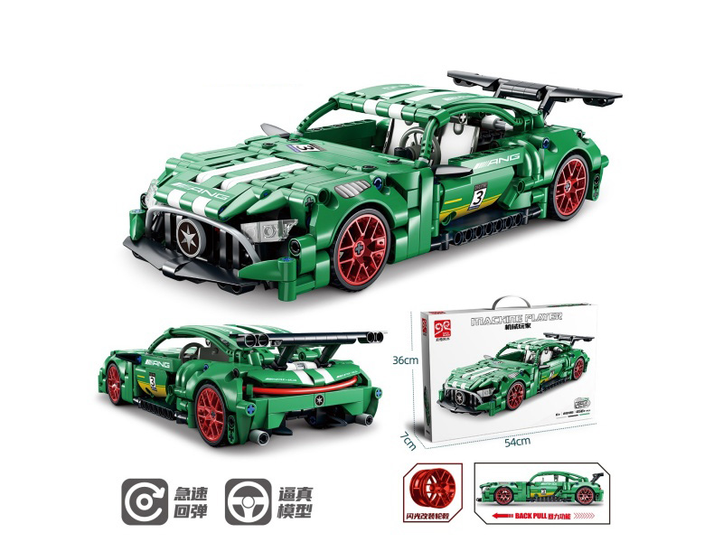 1:18Amg (Rebound Function) 456Pcs Compatible With Lego Small Block Cars