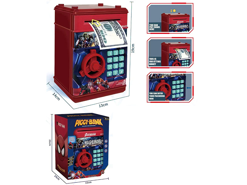 Avengers Electric Password Money Box