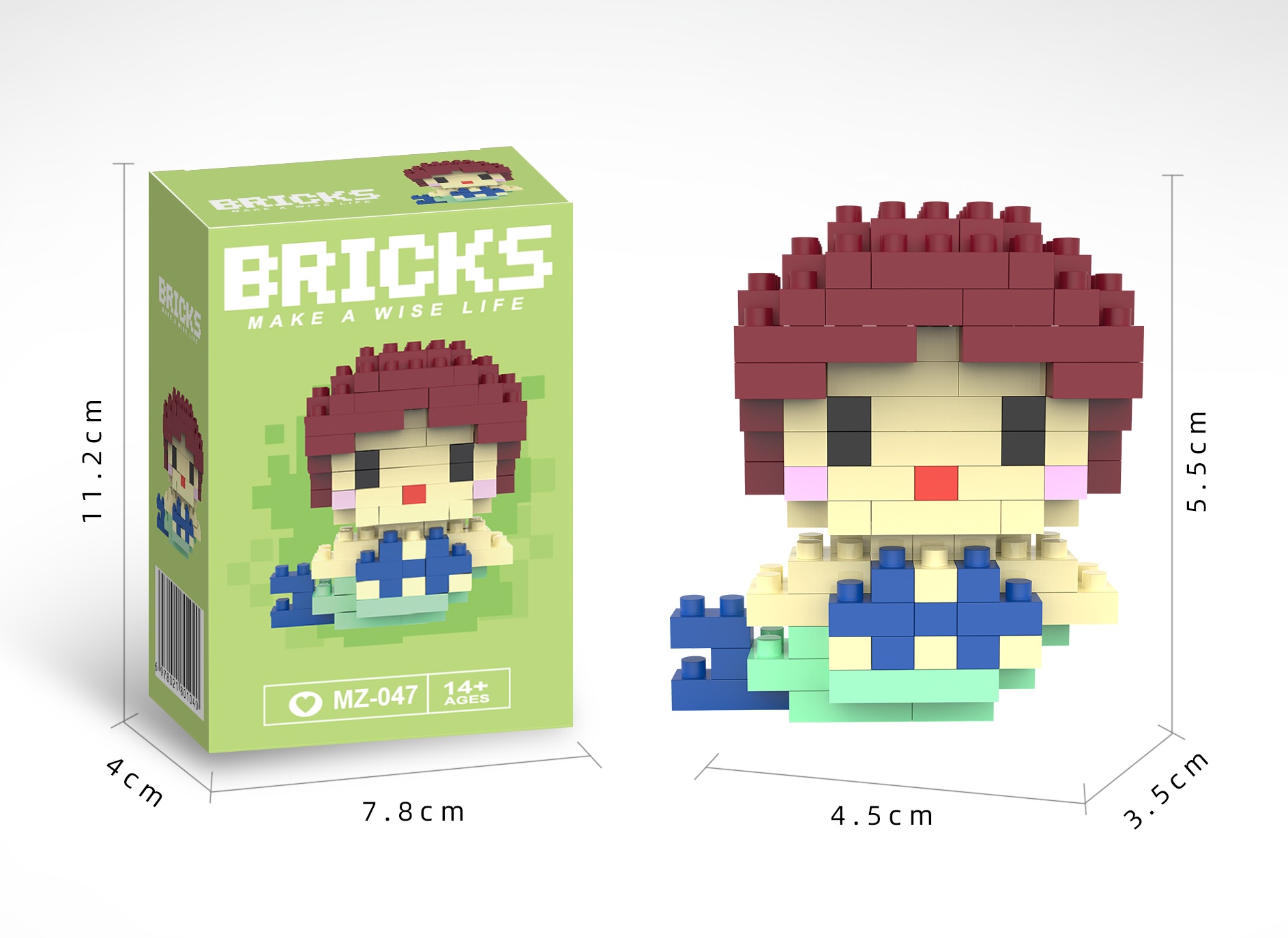 Building Blocks: 120 PCS Of Small Figurines