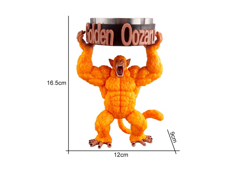 Solid Pvc Gorilla Ashtray Children'S Toy Figurine Ornament