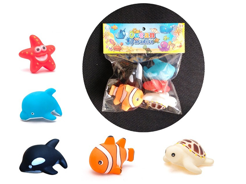 Vinyl Sea Animals Baby Bath Toy