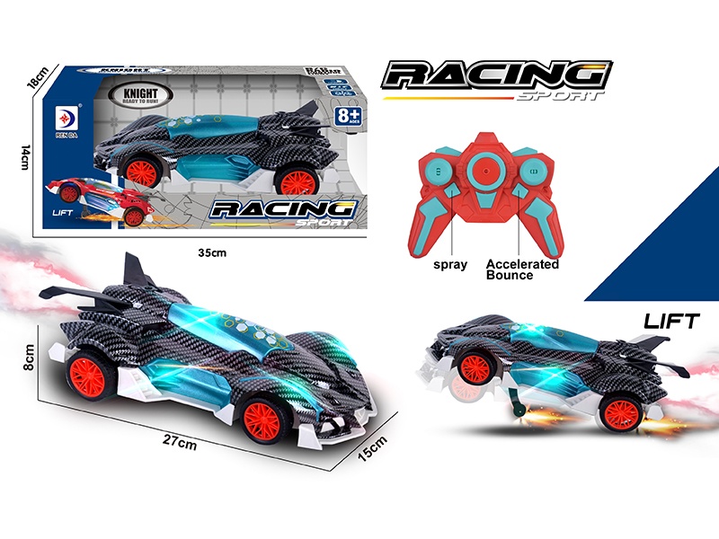 2.4G Remote Control Bounce Spray Car With Lights