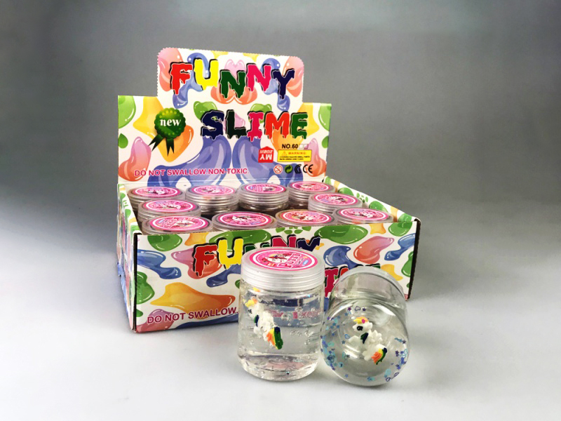 Crystal Clay Tricolor Pony Slime High Transparency Clay