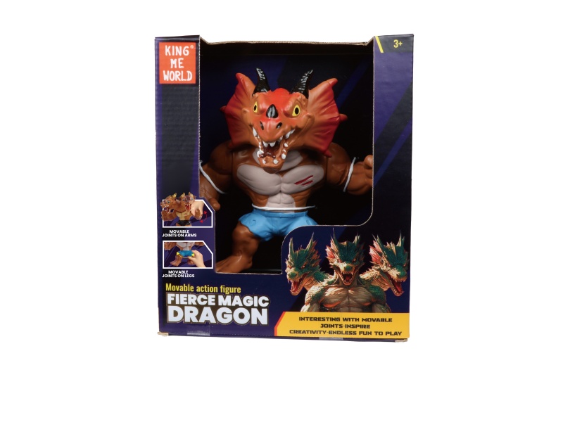 Hard Plastic Small Fierce Magic Dragon Action Figure