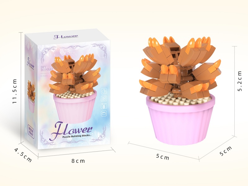 Building Blocks: 100 PCS Of Orange Monroe