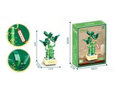 Building Blocks: 308 Pieces Of Lucky Bamboo