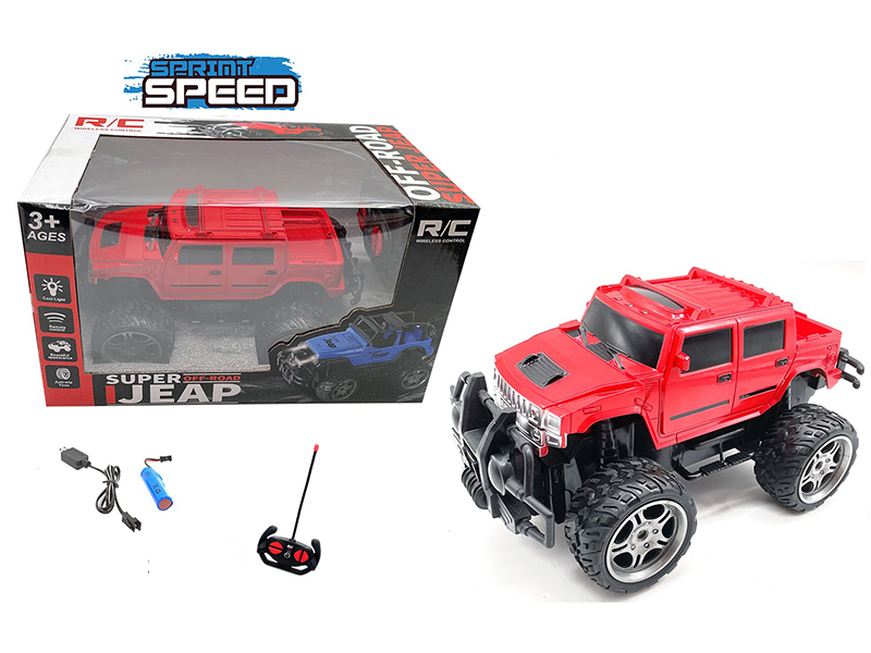 1:18 4-Channel Remote Control Pickup Truck With Headlight