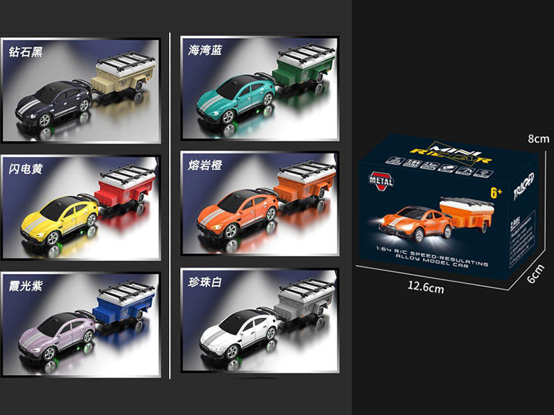 1:64 2.4G Remote Control 2WD Mini Car