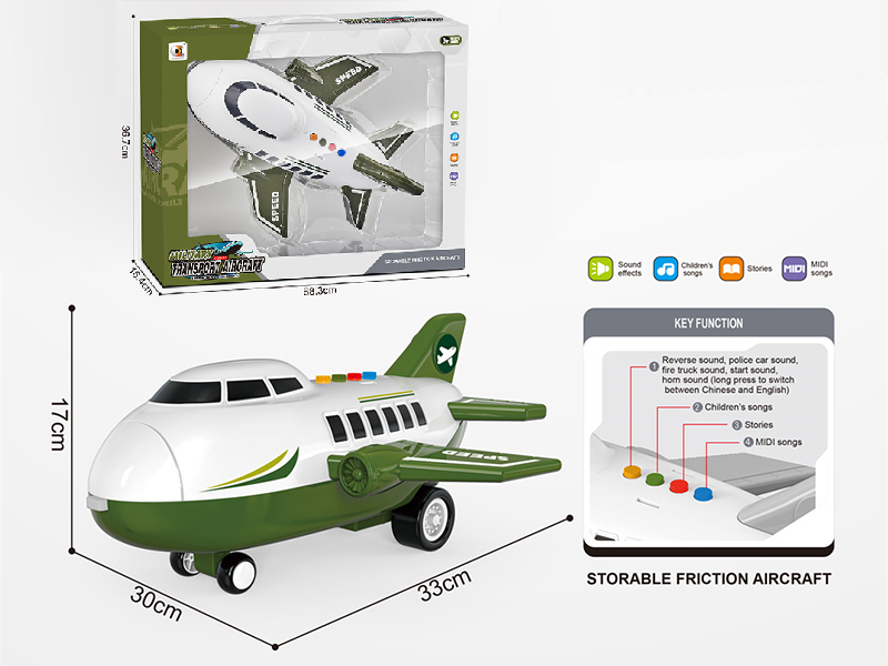 Friction Military Series Airplane