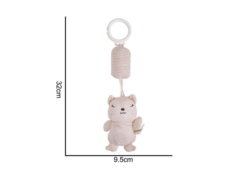 Plush Wind Chime Squirrel Pendant