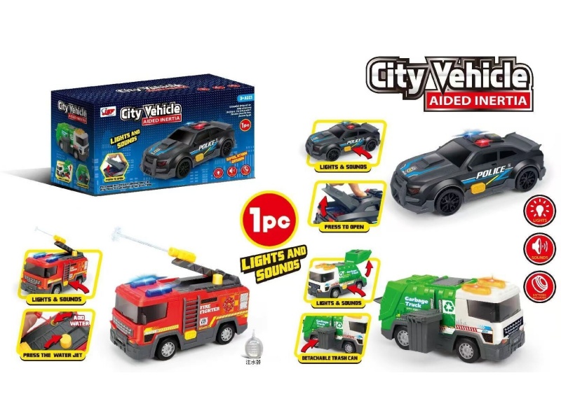 Sound And Light Inertial Car (Sealed Box)