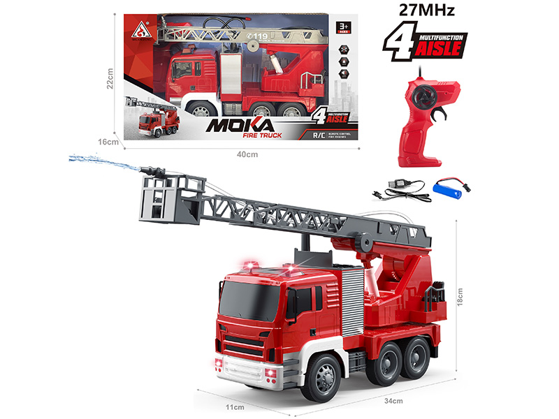 1:14 Remote Control Fire Engine