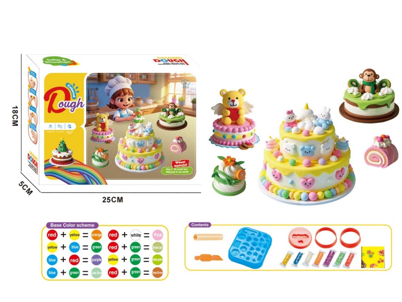 Delicious Cake - Colorful Clay Series