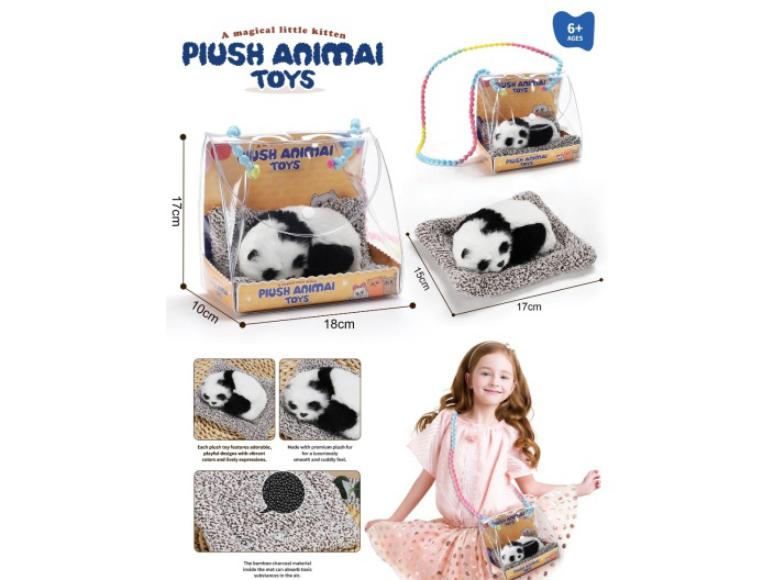 Play House, Plush Pet Animal Toys, Pvc Bags, Shoulder Bags, Activated Carbon Home Car Ornaments, Cute Red Pandas