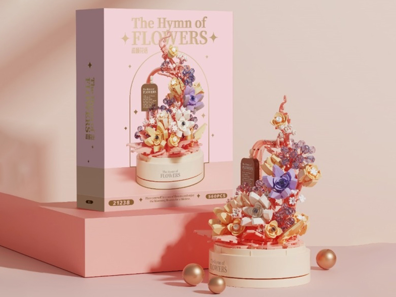The Hymn Of Flowers Building Blocks 560pcs