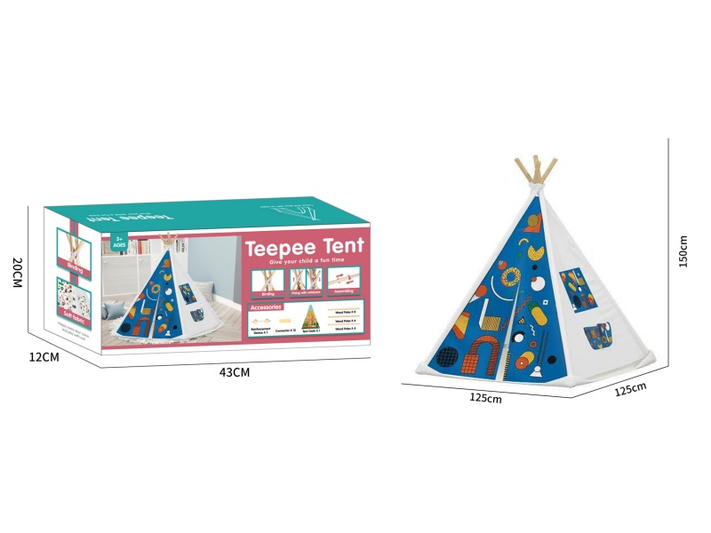 3D Geometric Indian An Tent
