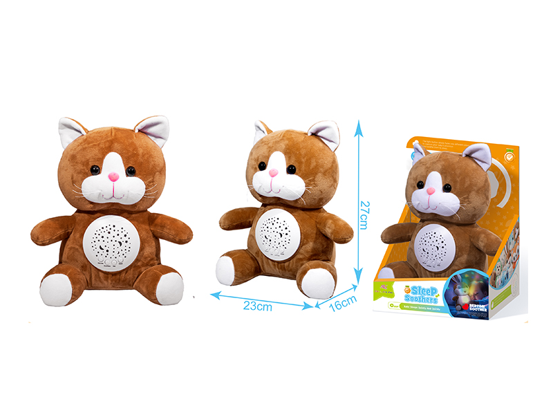 Soothe Plush Toys With Lights And Music - Cat