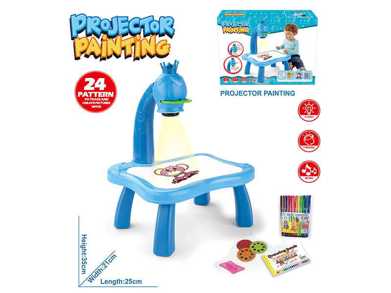 Blue Projection Drawing Board(With Music)