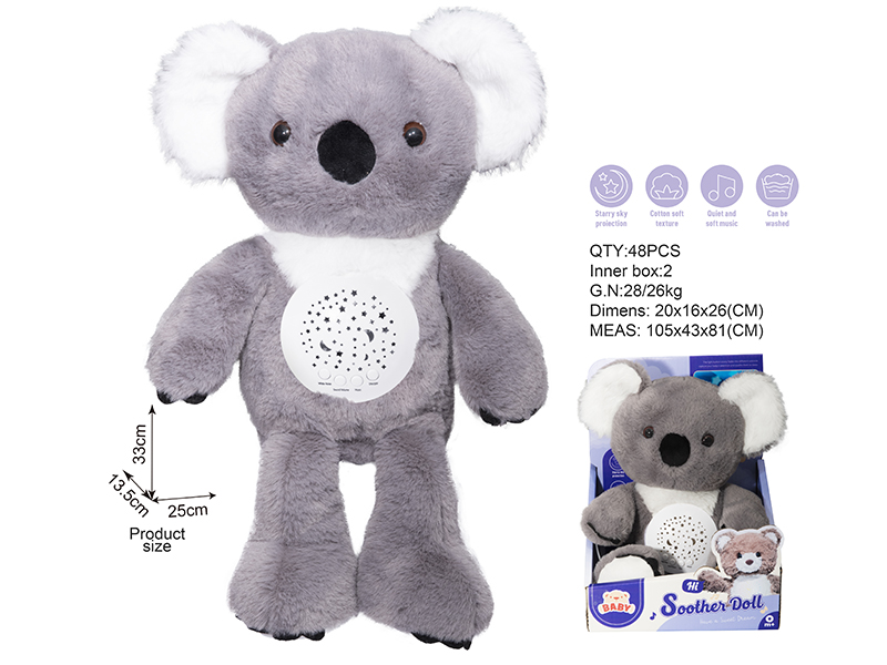 Soothe Plush Toys With Lights And Music - Koala