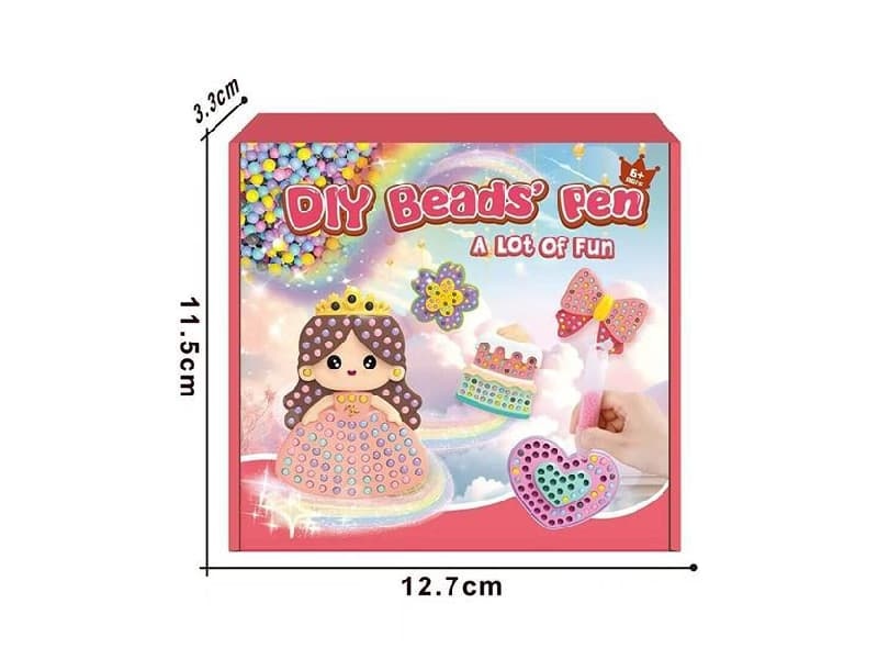 6Fulcrum Bead Pens +10 Soft Adhesive Patterns + 2 Piece Adhesive