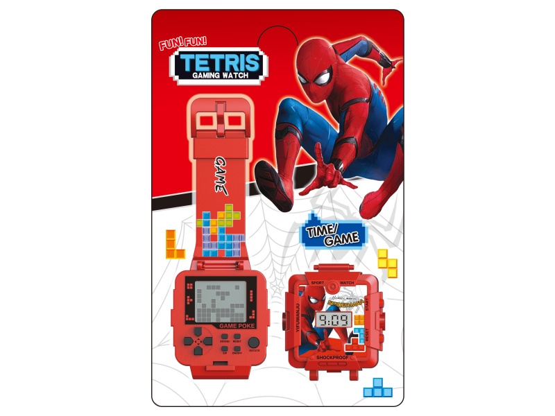 Spider-Man Tetris Game Electronic Watch
