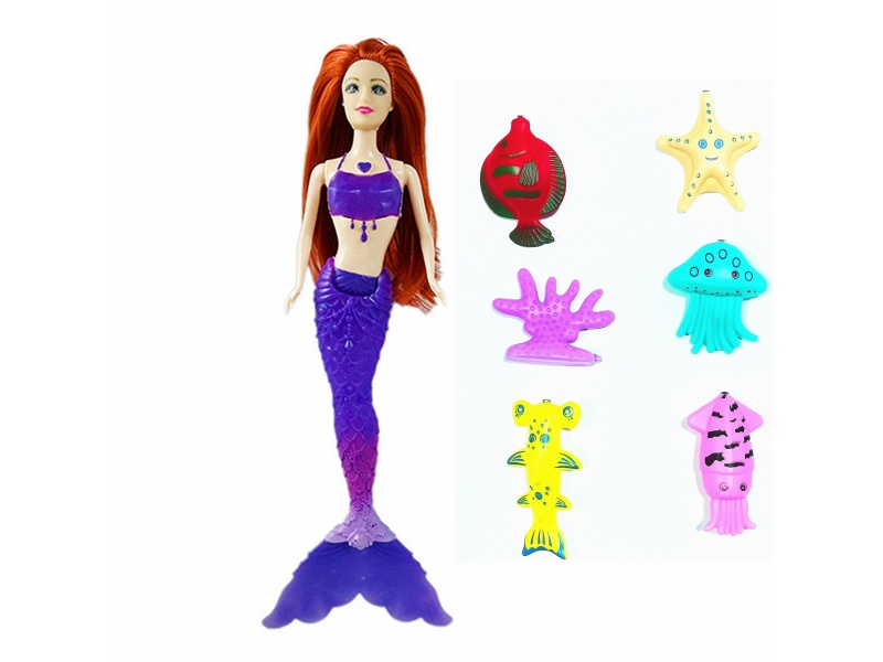 11.5-Inch Smart Glowing Mermaid Doll
