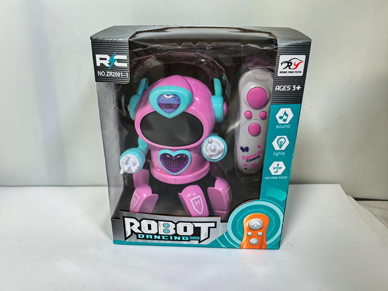 Four Infrared Remote-Controlled Six-Clawed Robots For Girls With Lights And Music